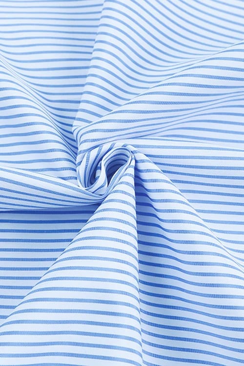 🔥LAST DAY 57% OFF - 🏆️Mid-length smocked shirt with striped lapel and oversized drawdown sleeves