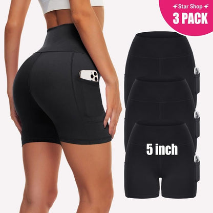 Biker Shorts Women with Pockets