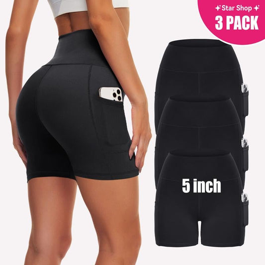Biker Shorts Women with Pockets