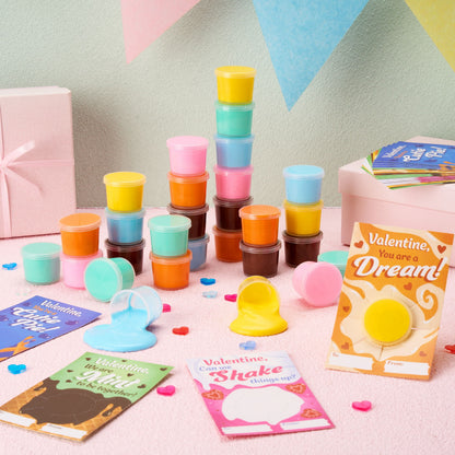 ⏰ Clearance ends in 24 hours! 💥 30 Packs Galaxy Slime With Cards for Kids