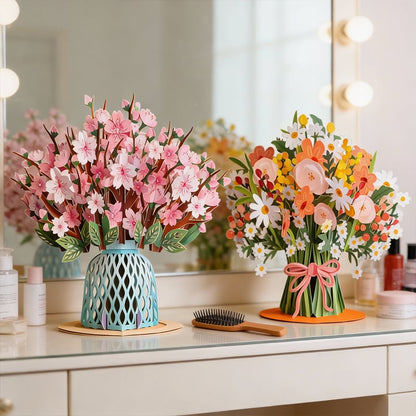 🏆50K+ SOLD! 🌼💌 Forever-Blooming 3D Flower Pop-Up Card– Personalized Love Message & Everlasting Bloom 🎁