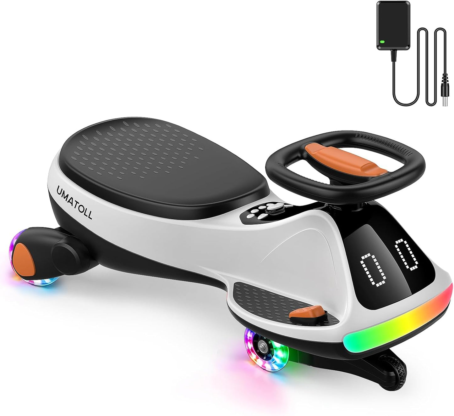 🎉Grand Opening – 50% Off!⏰️ 12V Electric Wiggle Car for Kids 3+ | Pedal & Rechargeable Ride-On Toy