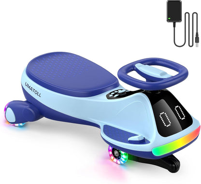 🎉Grand Opening – 50% Off!⏰️ 12V Electric Wiggle Car for Kids 3+ | Pedal & Rechargeable Ride-On Toy