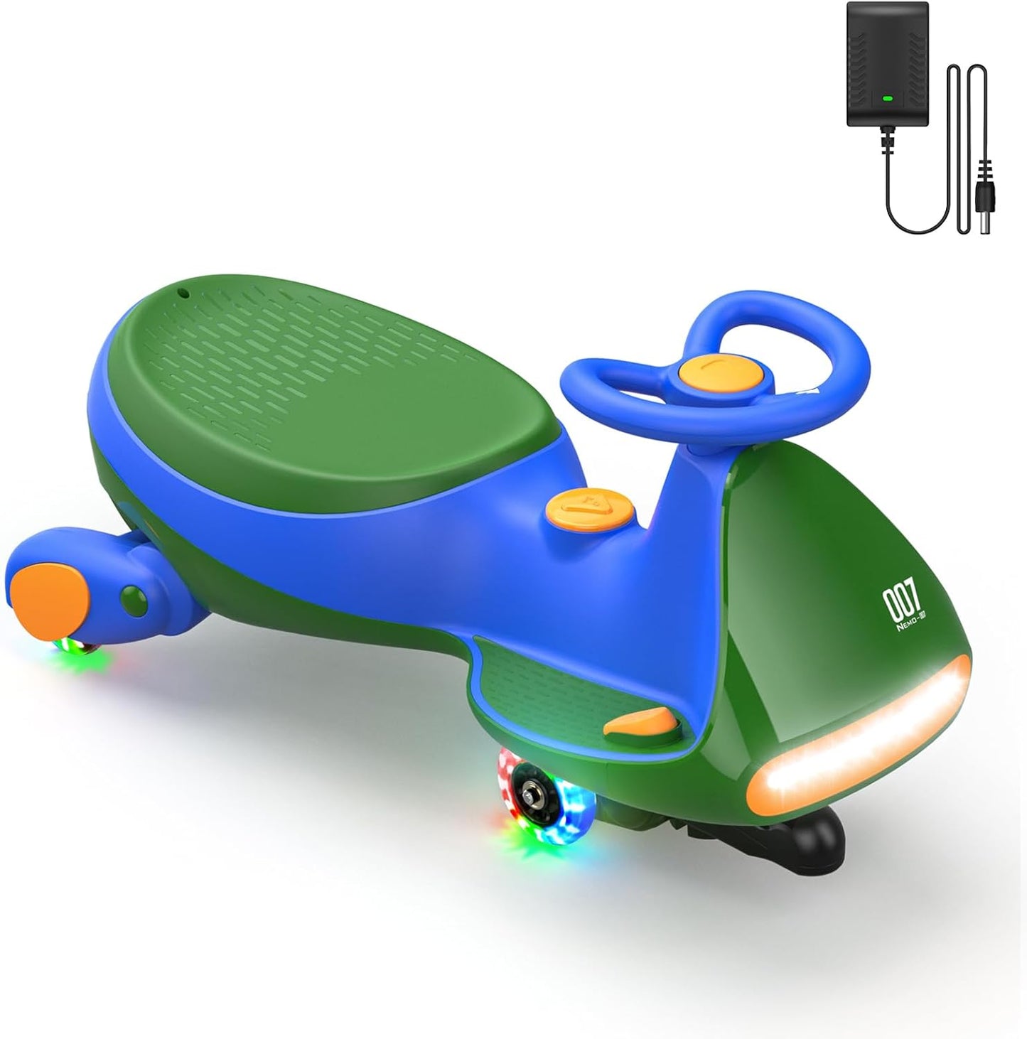 🎉Grand Opening – 50% Off!⏰️ N7 Classic Electric Wiggle Car with Pedal, Rechargeable Battery, Ride on Toys, Swing Car, 2 Speeds, Anti-Rollover, Flashing Light Wheels, Bluetooth, for Ages 3 and Up, 150 Lbs, Pink