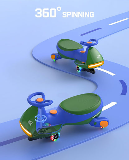 🎉Grand Opening – 50% Off!⏰️ N7 Classic Electric Wiggle Car with Pedal, Rechargeable Battery, Ride on Toys, Swing Car, 2 Speeds, Anti-Rollover, Flashing Light Wheels, Bluetooth, for Ages 3 and Up, 150 Lbs, Pink
