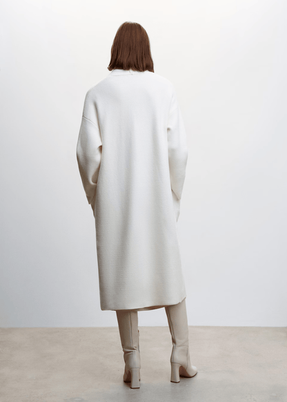 Oversized knitted coat with pockets (🔥Same as in the video)