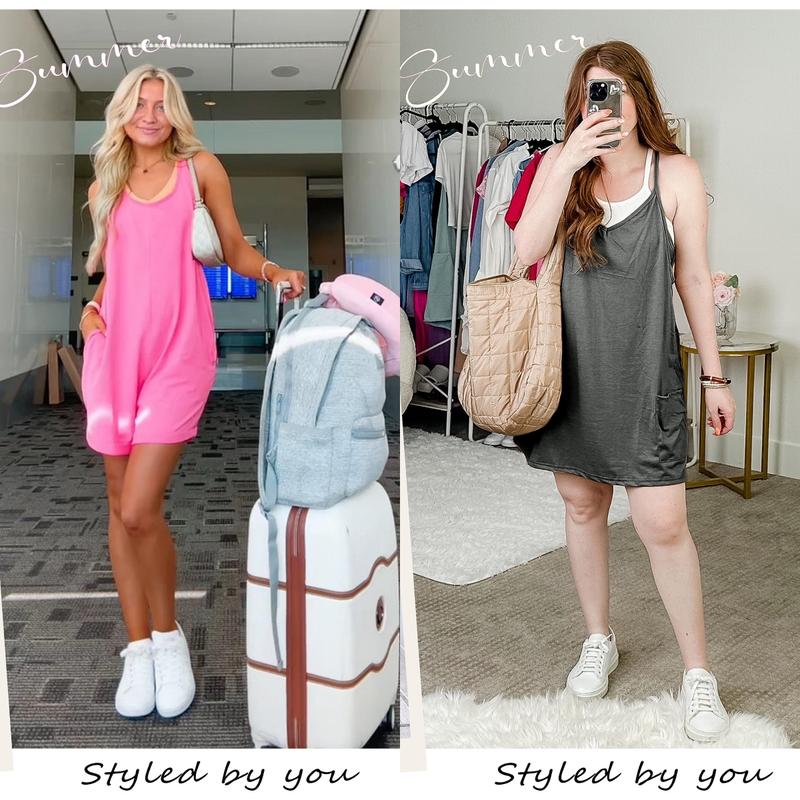 ⚡Flash Sale💥Women's Sleeveless Summer Dress with Shorts