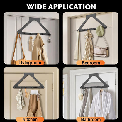 Carbon Steel Over-the-Door Hanger Rack