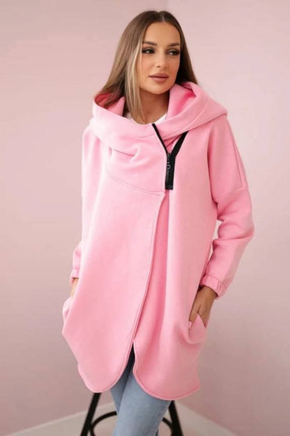 🔥Last Day 60% OFF - Women's Plus Size Hooded Sweatshirt, Half-zip Fashion Design💕 Buy 2 Free Shipping!