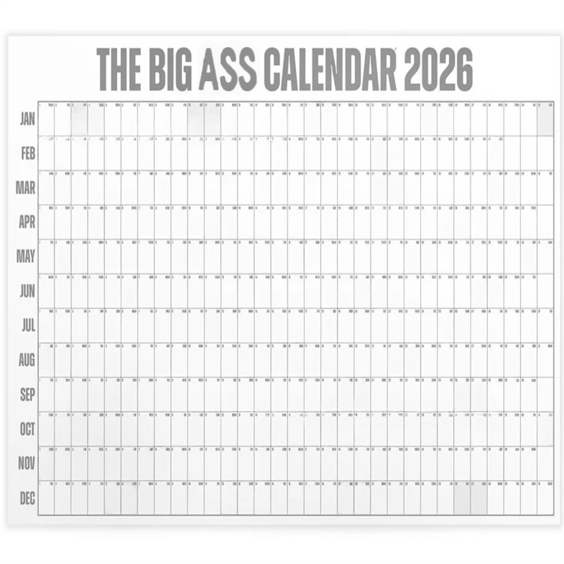🔥NEW YEAR 46% OFF SALE📅The Big ASS## Calendar 2026 - Design Your Amazing 2026!🏃