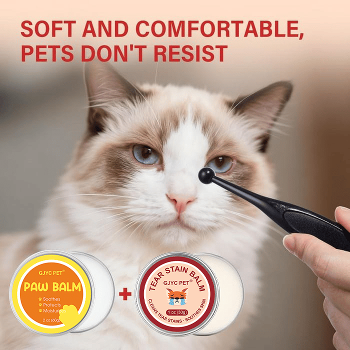 GJYC PET Tear Stain Protection Cream & Brush Set