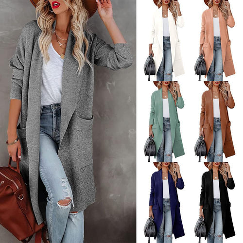 Oversized knitted coat with pockets (🔥Same as in the video)