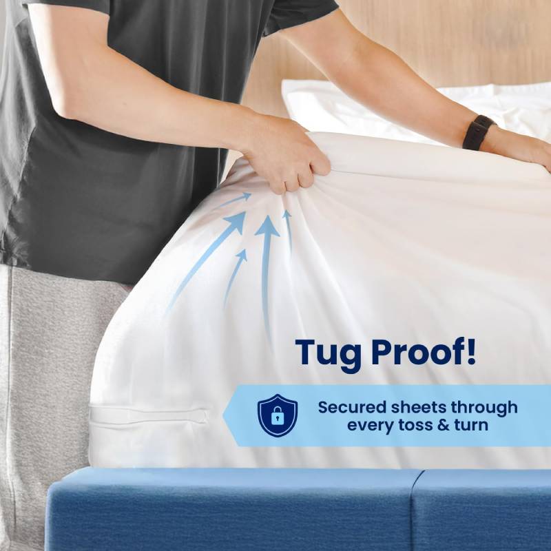⏰49% OFF🔥4-Pack Universal Heavy-Duty Bed Sheet Holder Straps No-Slip Peace of Mind
