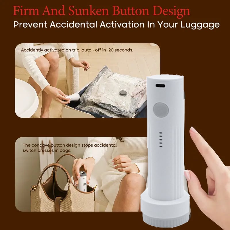 ✨ TODAY 49% OFF🔥 X7 Cordless Travel Vacuum Bag