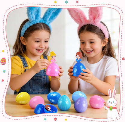 12-Pack Princess Surprise Eggs | Prefilled Easter Basket Stuffers 👑