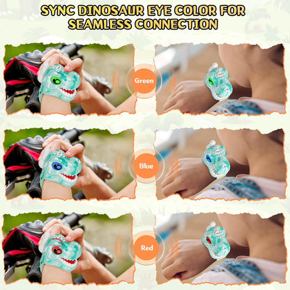 ⏰ LAST DAY 60% OFF 💥 Walkie Talkies for Kids 2 Packs, Kids Toys for Boys Girls Aged 3 to 8 Years Old for Outdoor Adventure, Camping, Halloween, Christmas, Birthday Gifts (Blue, Dinosaur)