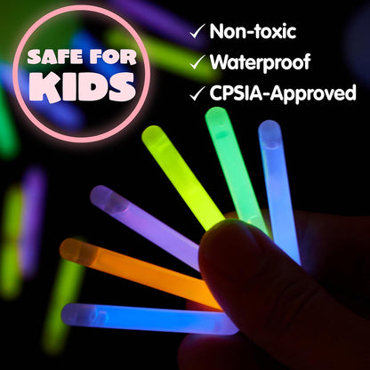 🌙100 Pcs Easter Eggs with 150 Pcs Mini Glow Sticks for Kids 🐰