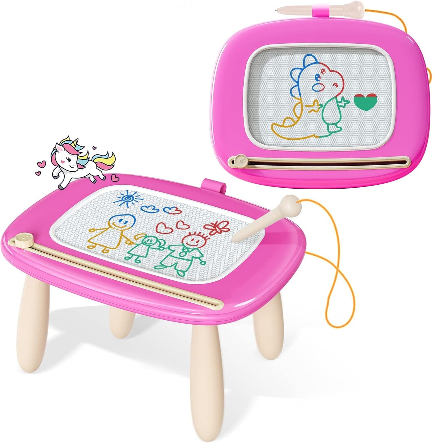 ✨ Portable Magnetic Sketch Pad | Perfect Birthday Gift for 1‑3 Year Olds