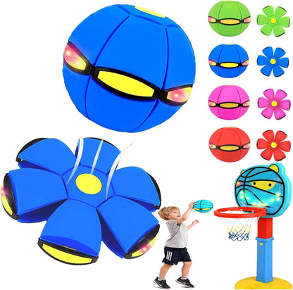 ✨ Magic Bouncing Ball | Dual Form Switchable LED Light-Up Toy (Blue)