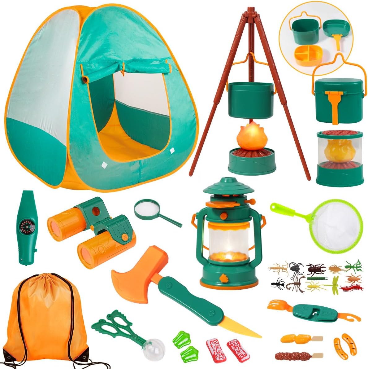 🎁 Indoor & Outdoor Toddler Camping Kit | Gift for Ages 3–6