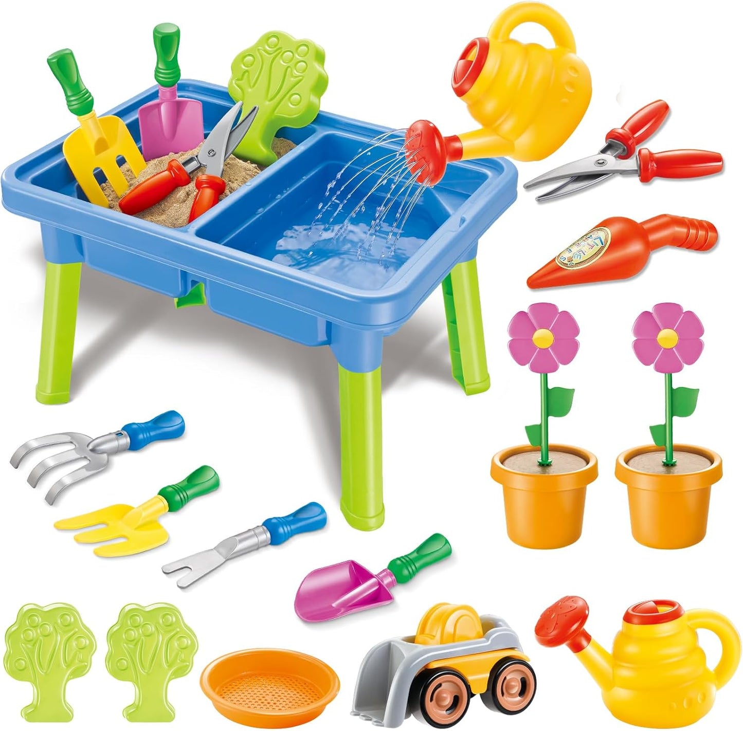 3-in-1 Kids Sensory Play Table | All-in-One Activity Set with Magic Sand ✨🏝️