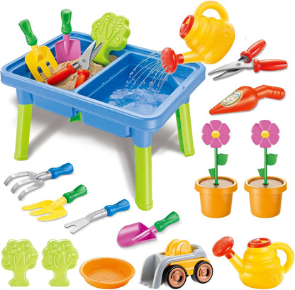 3-in-1 Kids Sensory Play Table | All-in-One Activity Set with Magic Sand ✨🏝️
