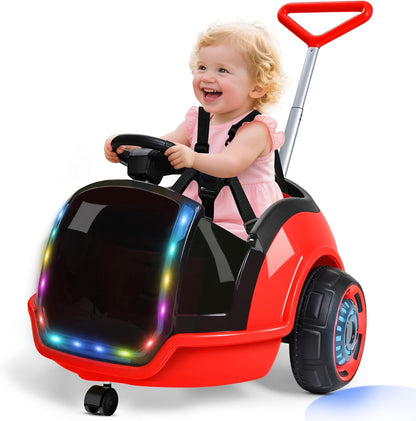 🎉Grand Opening – 50% Off!⏰️ ✨ Kids Ride On Toy with Remote Control, LED Lights & Music | Ages 1–3