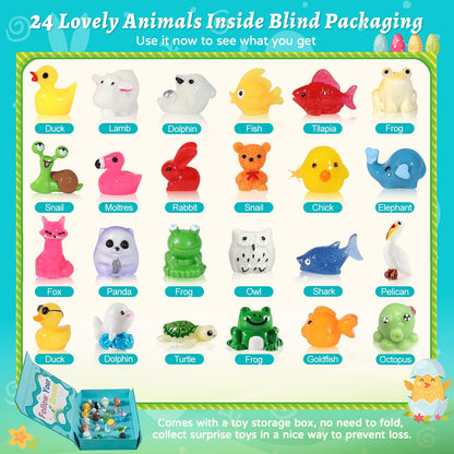 🎁 Bath Bombs for Kids with Surprise Inside  | 24-Pack Gift Set with Hidden Toys🐰