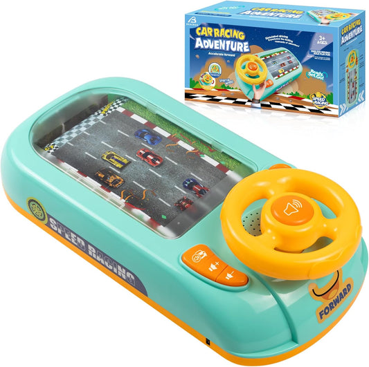 🎉Grand Opening – 50% Off!⏰️ Interactive Educational Toddler Driving Toy | Fun Learning Race Car for Boys & Girls