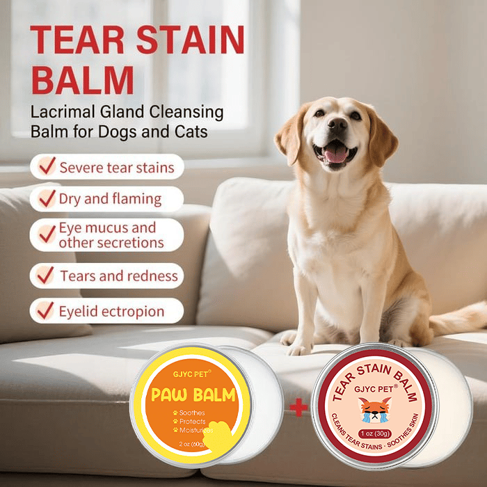 GJYC PET Tear Stain Protection Cream & Brush Set