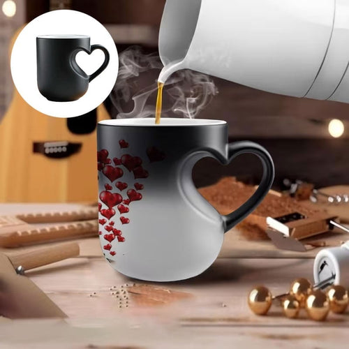 🔥Special Price $29.99 Only Today!!!❤️Heart-shaped Color-changing Ceramic Mug