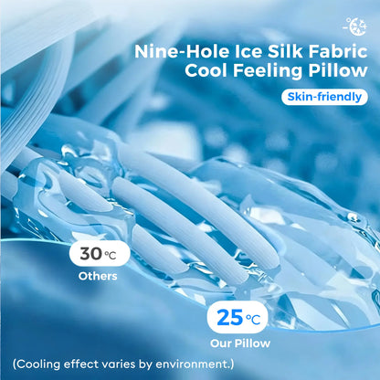 Cooling Ergonomic Memory Foam Neck Pillow - Cervical Support for Pain Relief 😴💤