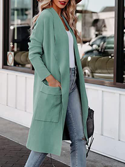 Oversized knitted coat with pockets (🔥Same as in the video)