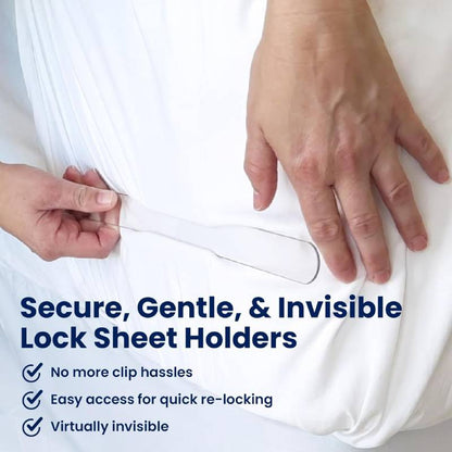 ⏰49% OFF🔥4-Pack Universal Heavy-Duty Bed Sheet Holder Straps No-Slip Peace of Mind