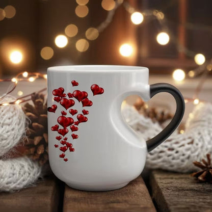 🔥Special Price $29.99 Only Today!!!❤️Heart-shaped Color-changing Ceramic Mug