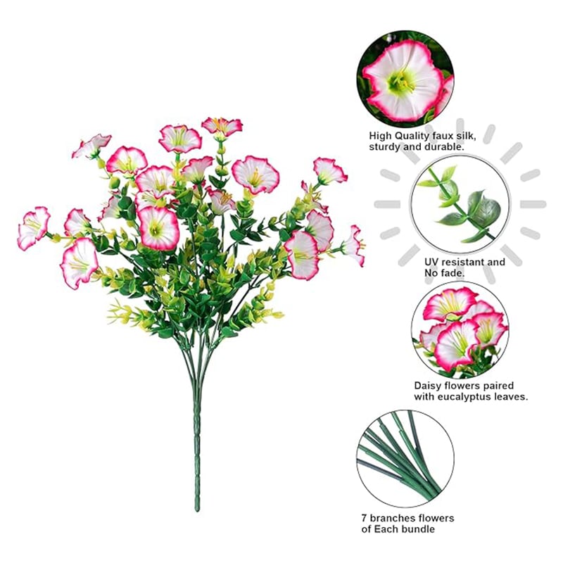 🌸 UV Resistant Colorful Artificial Flower