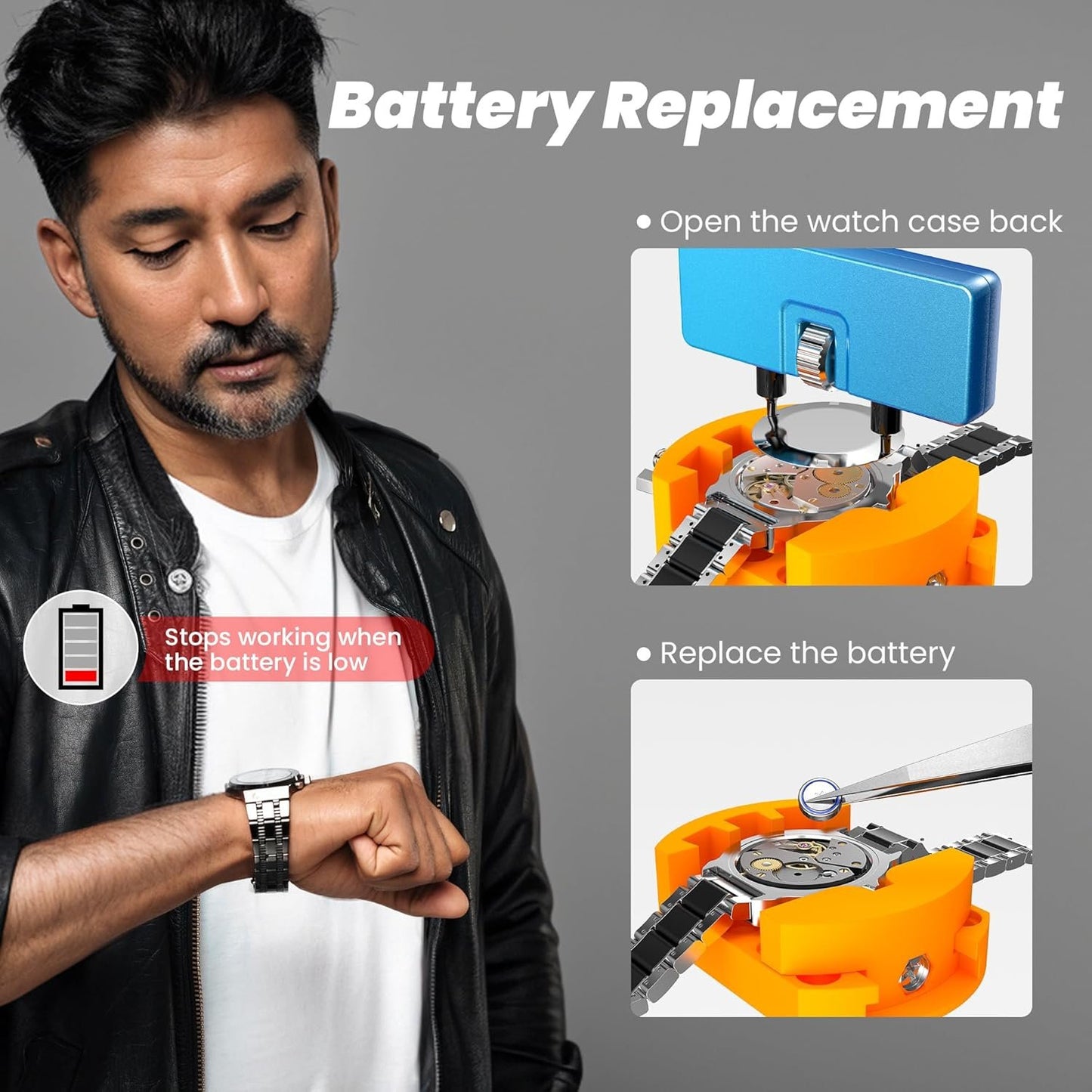 ⏰49% OFF✨🔥Watch repair and maintenance tool kit⌚️