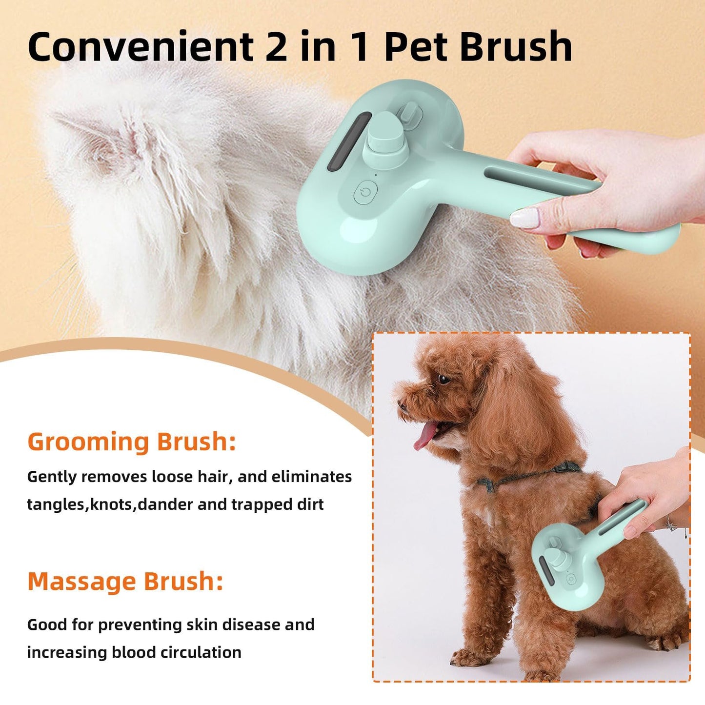 ✨Hot Sale 49% OFF💥Pet Spray Hair Removal Comb🐶