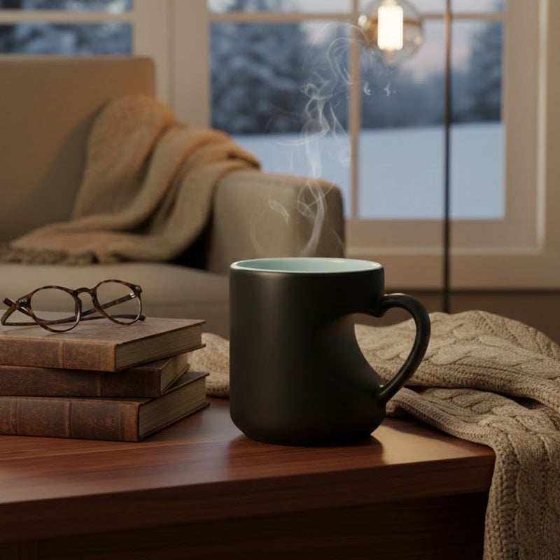 🔥Special Price $29.99 Only Today!!!❤️Heart-shaped Color-changing Ceramic Mug