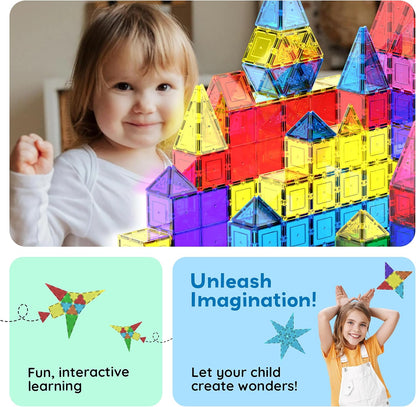 Magnetic Building Set | 3D STEM Construction Toy 🧲