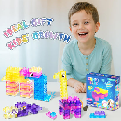 Soft Sensory Building Blocks | 40-Piece Montessori Set 🧱
