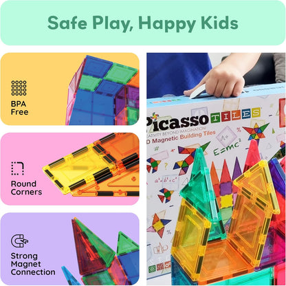 Magnetic Building Set | 3D STEM Construction Toy 🧲