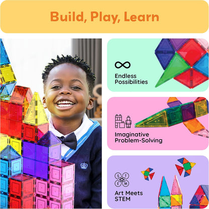 Magnetic Building Set | 3D STEM Construction Toy 🧲
