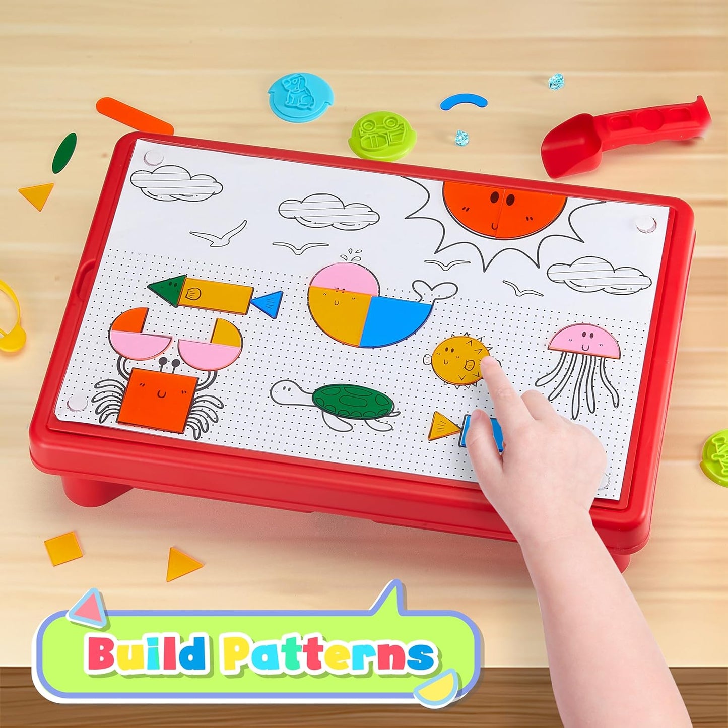 3-in-1 Kids Sensory Play Table | All-in-One Activity Set with Magic Sand ✨🏝️