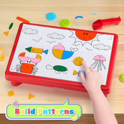 3-in-1 Kids Sensory Play Table | All-in-One Activity Set with Magic Sand ✨🏝️