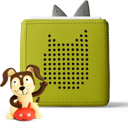 Toniebox 1 Audio Player Starter Set with Playtime Puppy - Listen, Learn, and Play with One Huggable Little Box - Light Blue
