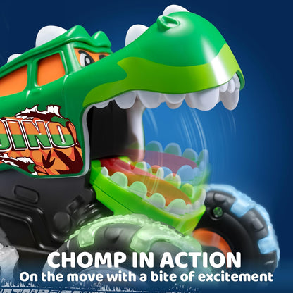 💥 3 Pack Monster Truck Toy | Motion Activated Light Up Cars for Toddlers
