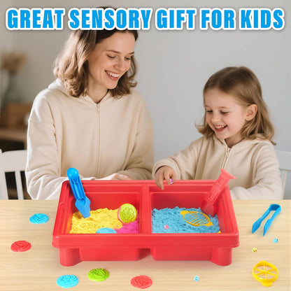 3-in-1 Kids Sensory Play Table | All-in-One Activity Set with Magic Sand ✨🏝️
