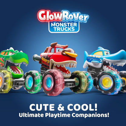 💥 3 Pack Monster Truck Toy | Motion Activated Light Up Cars for Toddlers