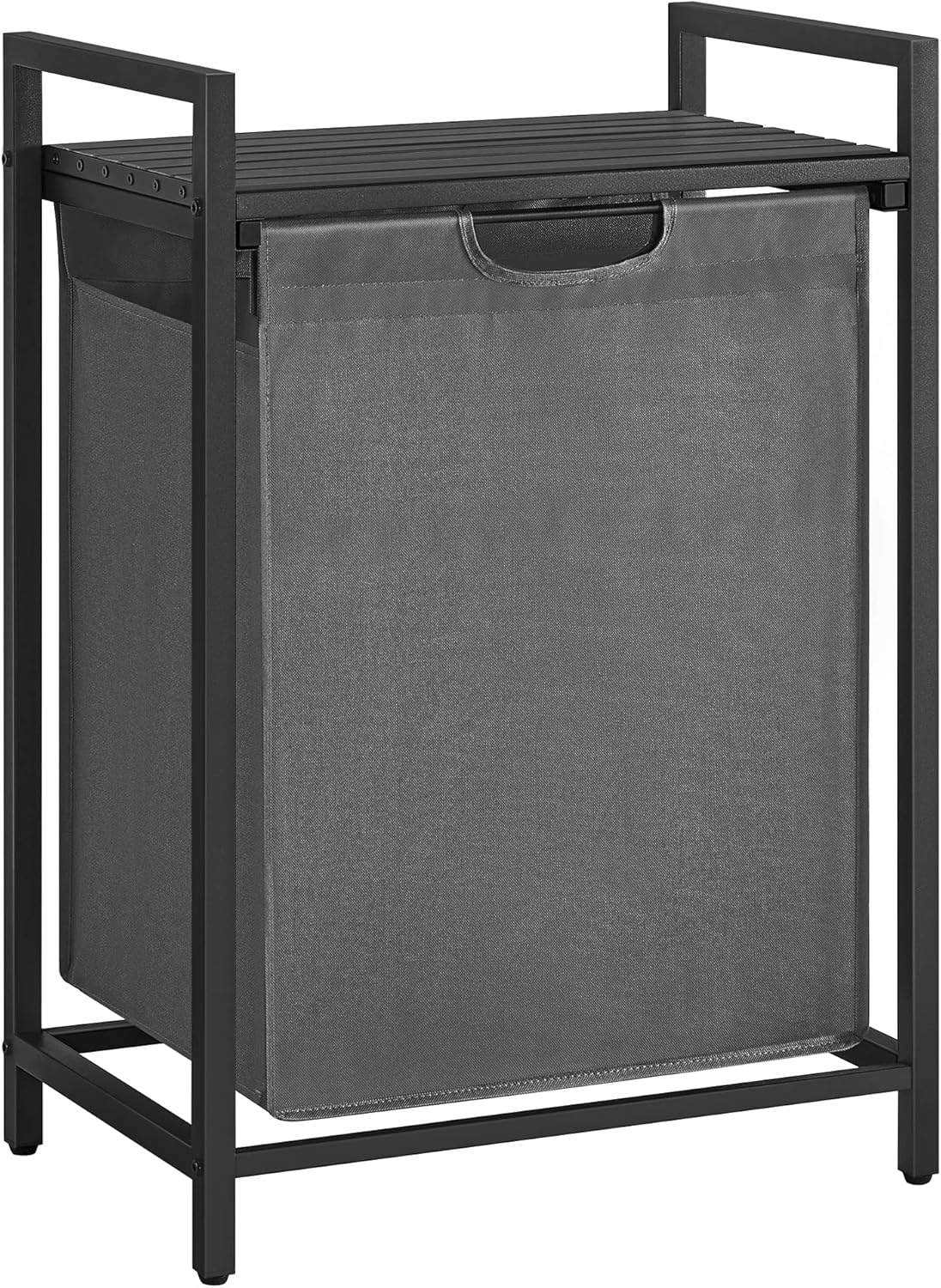 2-Compartment Laundry Hamper with Shelf - 92L Large Capacity Sorter with Removable Bags